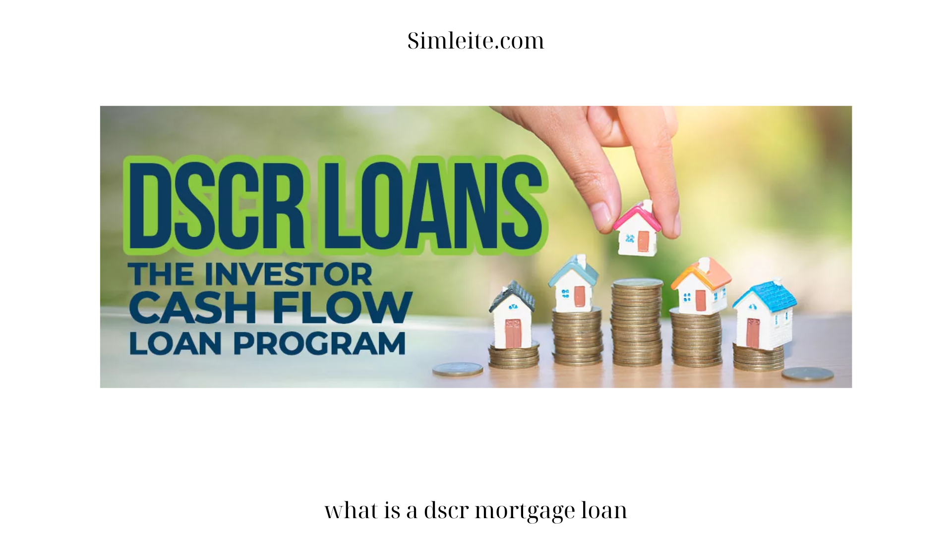 what is a dscr mortgage loan